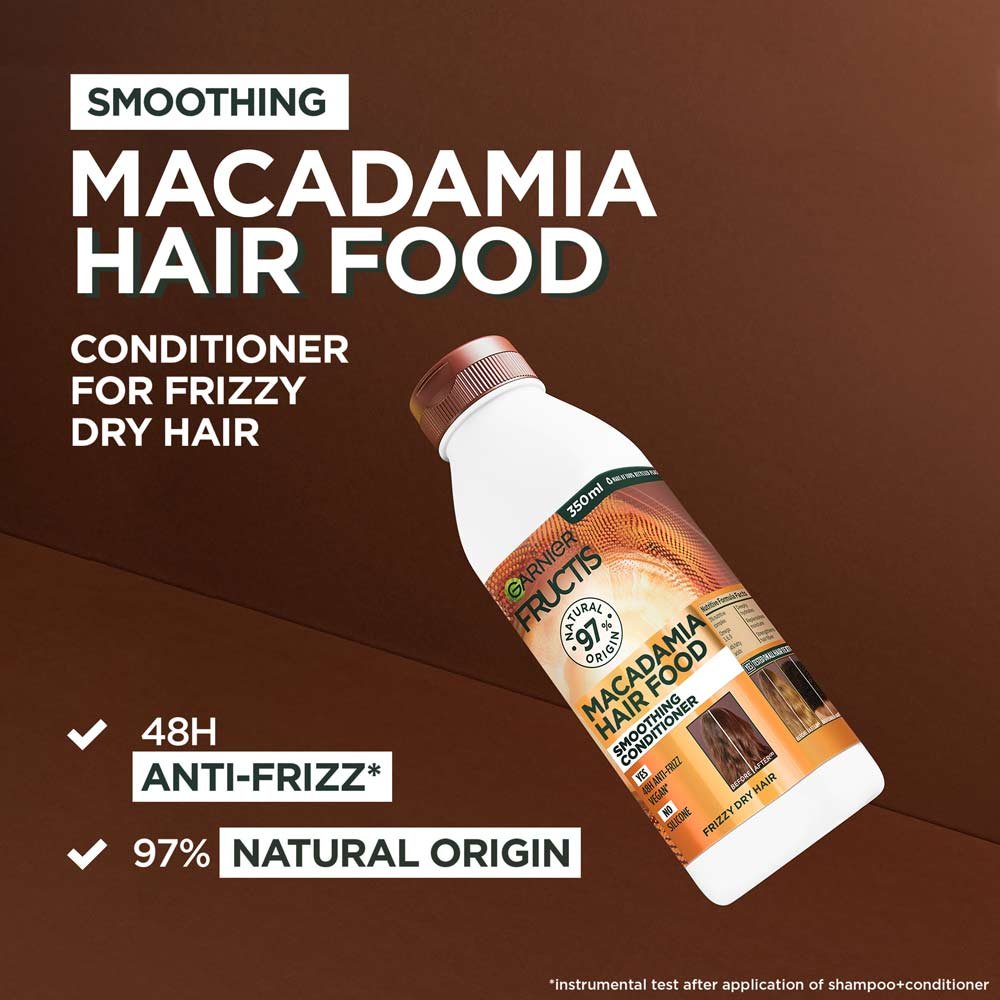 benefits - Fructis Hair Food Macadamia Conditioner